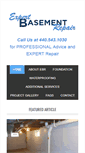Mobile Screenshot of expertbasementrepair.com